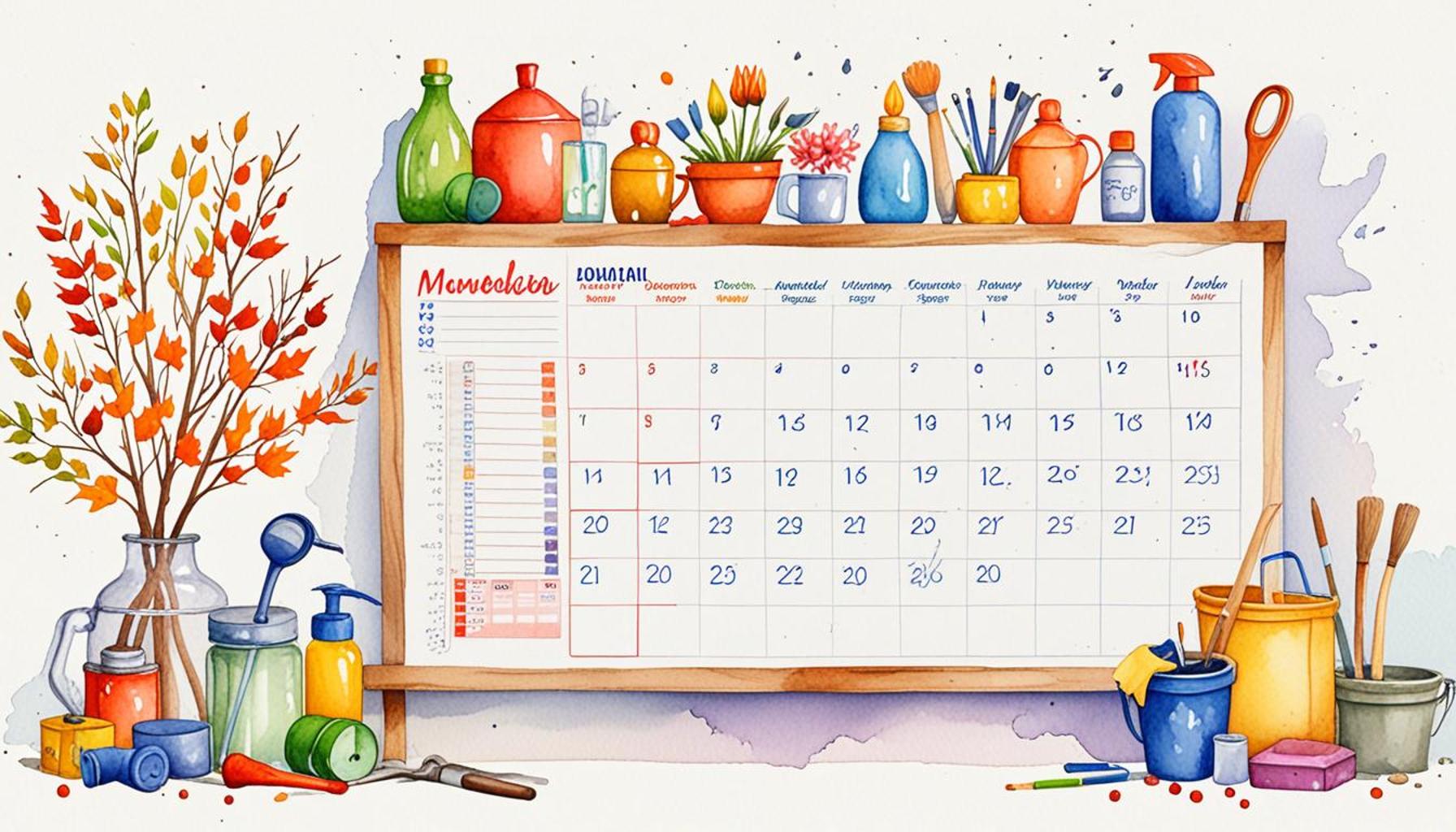 Creating a Seasonal Routine Maintenance Calendar for Homeowners