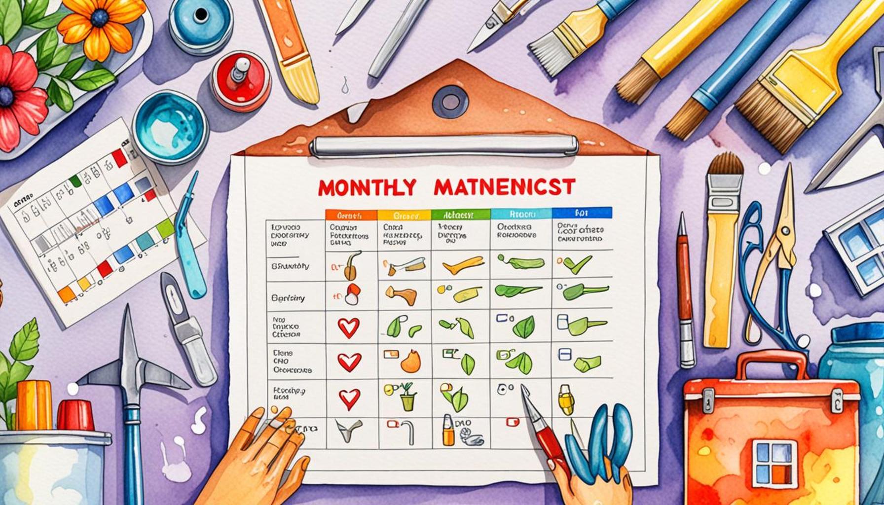 The Benefits of Creating a Monthly Home Maintenance Checklist