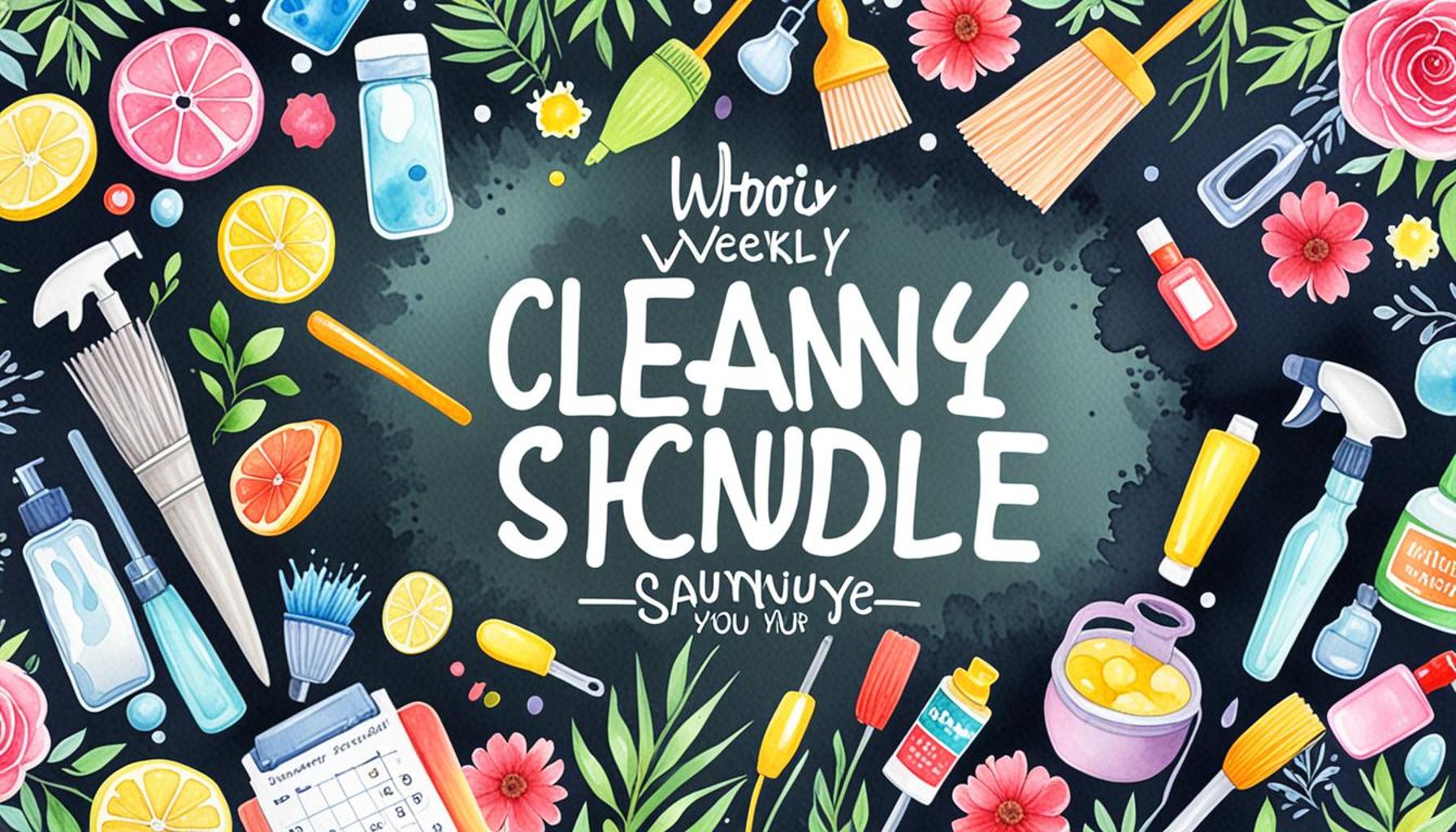 How to Create a Weekly Cleaning Schedule that Saves You Hours