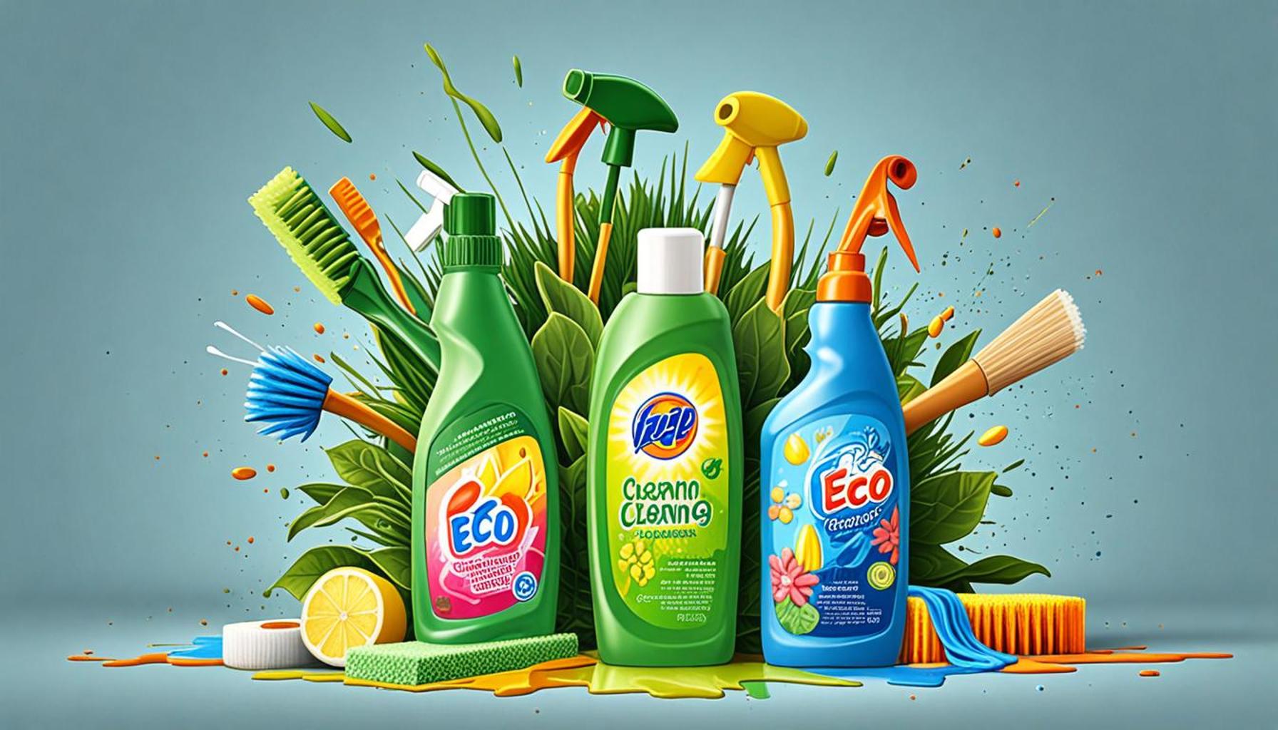 The effectiveness of eco-friendly cleaning products on different surfaces in the home