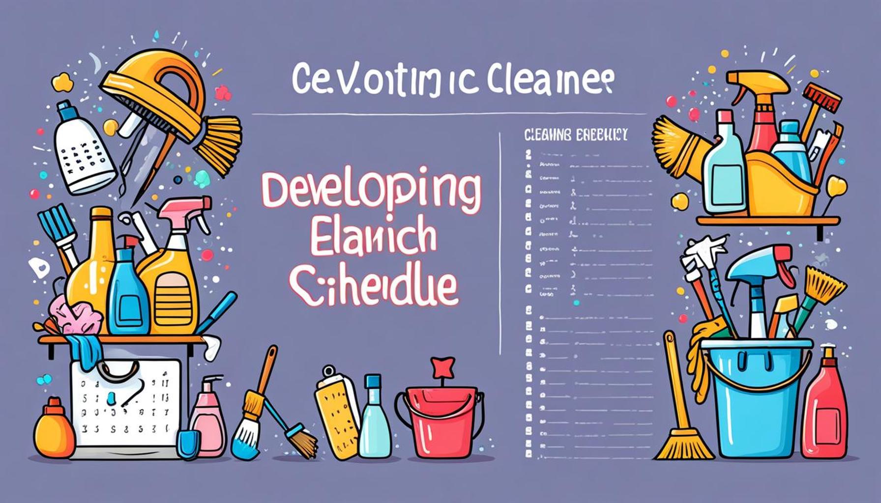 Developing a Customized Cleaning Schedule to Maximize Home Efficiency