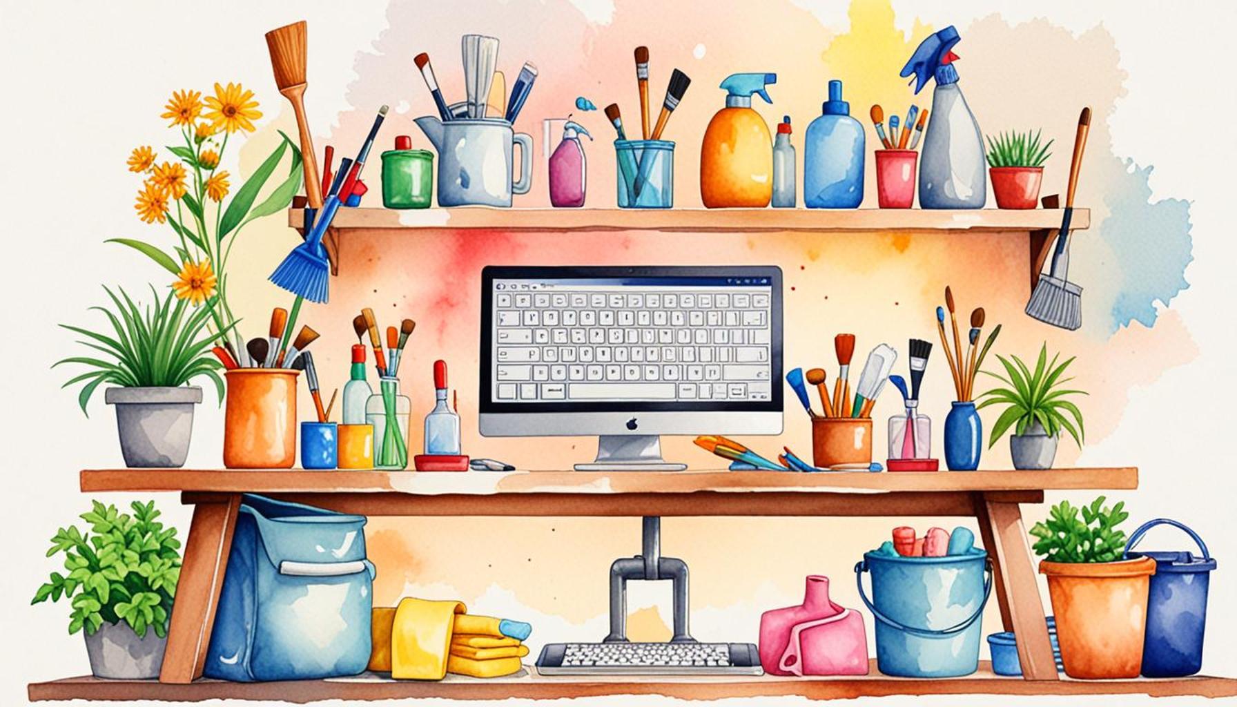 Creating a Productive Work Environment: Organization Strategies for Home Cleaning